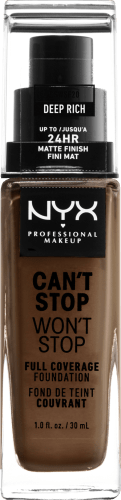 Won\'t 30 24-Hour Deep ml Can\'t Foundation Rich Stop Stop 20,