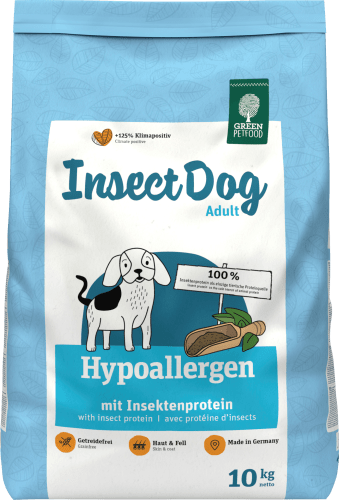 Dog, mit Insect 10 Insektenprotein, Hund Adult, Trockenfutter Hypoallergen kg