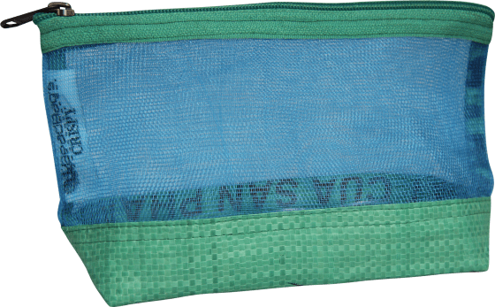 Moskitonetz, St Kosmetiktasche 1 blau/grün