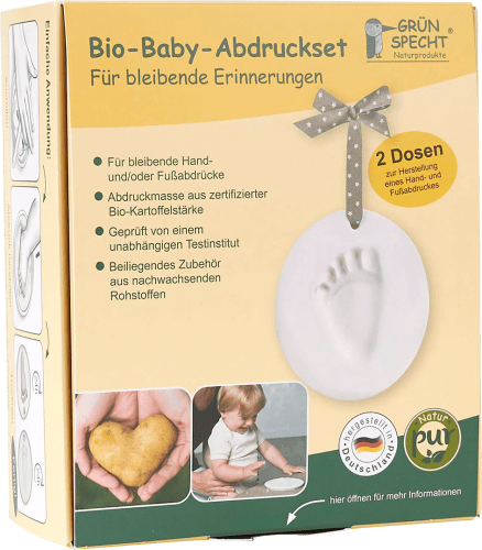 1 St Bio-Baby-Abdruckset, 2 Dosen,