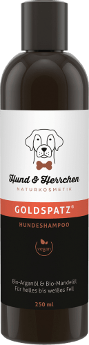 Hunde Shampoo, Goldspatz, für helles bis weißes Fell, 250 ml