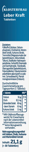 21,1 g Leber Tabletten), Kraft (30