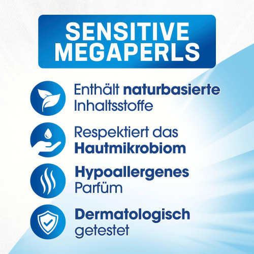 Vollwaschmittel Sensitive Megaperls, 23 Wl