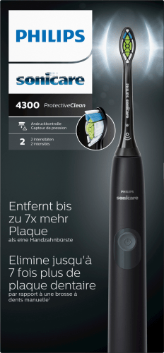 Schallzahnbürste Protective Clean 4300 1 St Schwarz