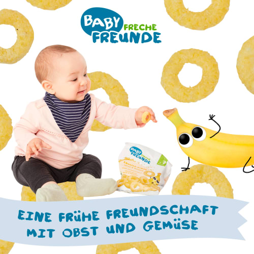 Babysnack Knusper-Ringe Hirse & Banane, 20 Monaten, 20g, 7 ab g