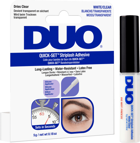 g - Clear, Set Wimpernkleber Adhesive Quick 5