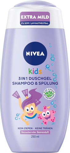 Kids Duschgel & Shampoo & ml 250 Beerenduft, 3in1 Spülung