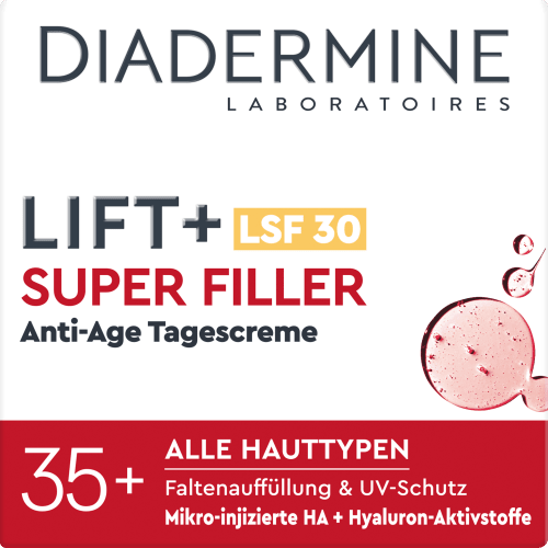 Gesichtscreme Lift+ Super Filler Hyaluron LSF30, 50 ml | Anti Aging