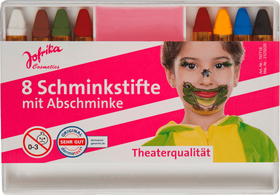 8 Schminkstifte + Abschminke 9tlg, 20 g | Eyeliner & Kajal
