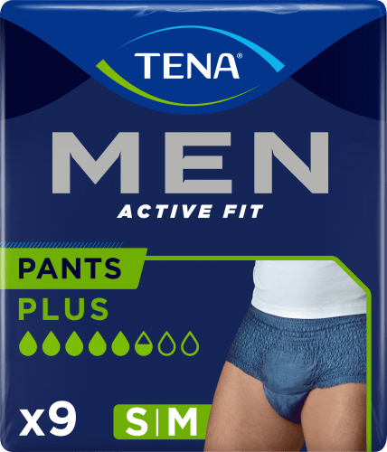 Pants M, St Größe 9 Inkontinenz Men