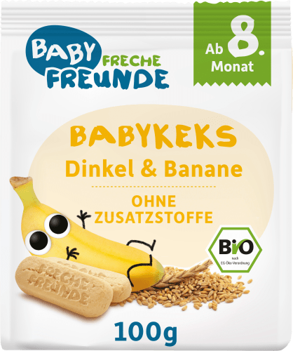 Babykekse Dinkel & Banane, ab dem 8. Monat, 100 g