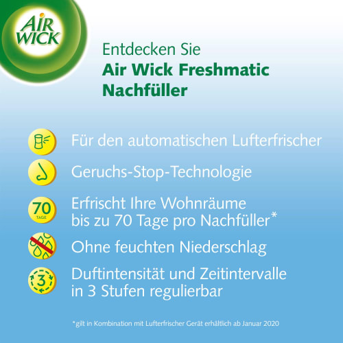 500 ml), (2x250 Nachfüllpack ml Frische Freshmatic Lufterfrischer Wäsche