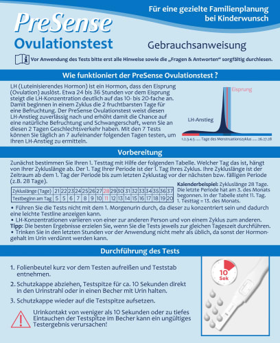 Ovulationstest, 7 St
