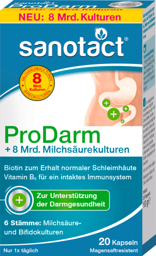ProDarm + Milchsäure-Kulturen 20 St., 10 g
