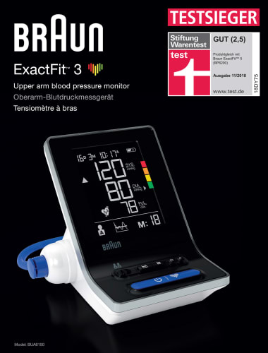 BUA6150, Oberarm-Blutdruckmessgerät 1 St 3 ExactFit