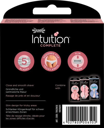 Complete, 6 Rasierklingen, Intuition St