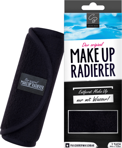 MakeUp Radierer Tuch Schwarz, 1 St