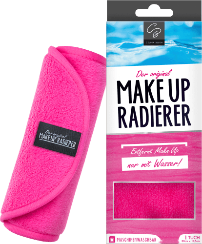 MakeUp Radierer Tuch Pink, 1 St