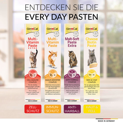 Multi-Vitamin-Paste Nahrungsergänzung Katze, Extra, 50 g