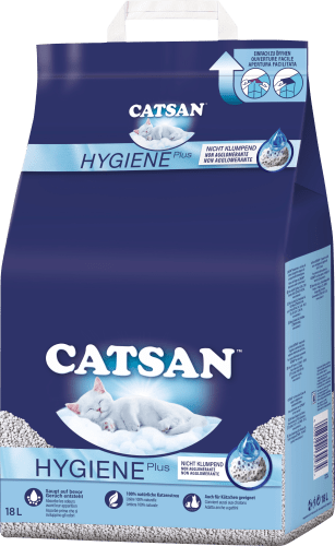 Hygiene Plus Katzenstreu, nicht klumpend, l 18