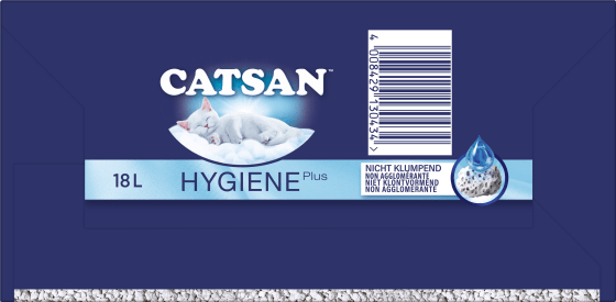 Hygiene Plus Katzenstreu, nicht klumpend, 18 l