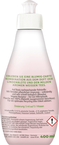 Spülmittel Lindenblüte ml & Tee, 400 weißer