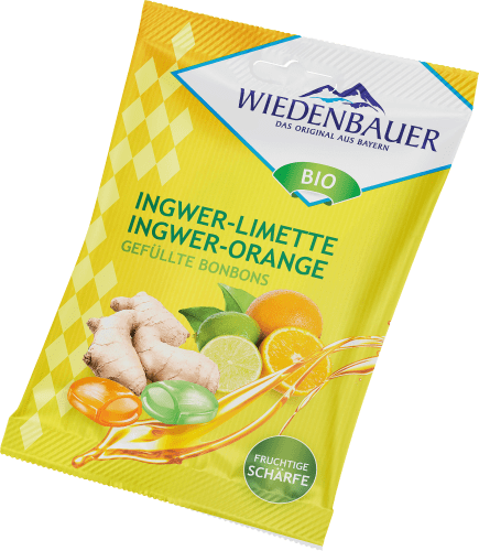 gefüllt, g Ingwer-Limette Bio 75 & Bonbon, Ingwer-Orange,