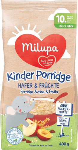 Porridge Kinder & 10.Monat, ab dem 400 Früchte Hafer g