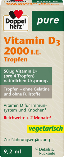 Vitamin D3 2000 I.E. Tropfen, 9,2 ml | Vitamin D