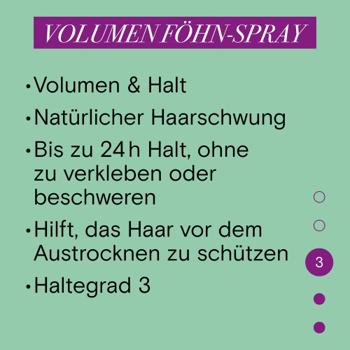 Föhn-Spray VOLUMEN Halt 3, 150 ml