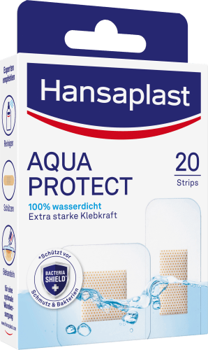 Pflaster Strips St Protect wasserdicht, Aqua 20