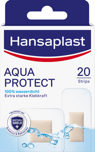 Pflaster Strips Aqua wasserdicht, St 20 Protect