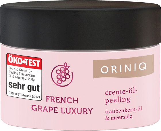 Grape Creme-Öl-Peeling g French 250 Luxury, Körperpeeling