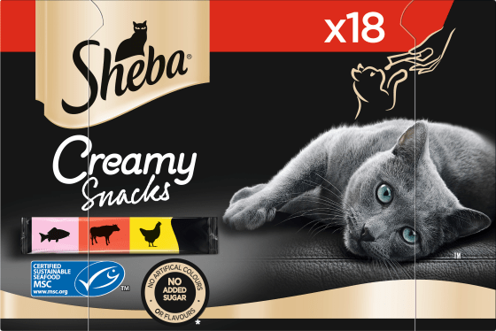 Creamy 216 g), Multipack Snacks, (18x12 Katzenleckerli g