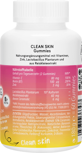 essence Stück, Skin gummies 60 180 g Clean INAO by