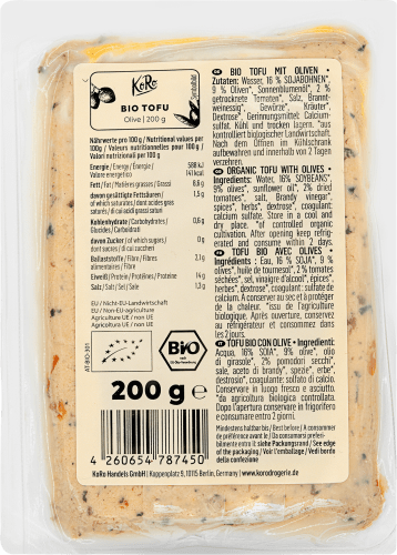 Tofu, Olive, 200 g