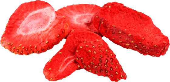 Erdbeerscheiben gefriergetrocknet, Trockenfrüchte, 20 g