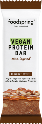 Proteinriegel Hazelnut Crunch, vegan, g 45
