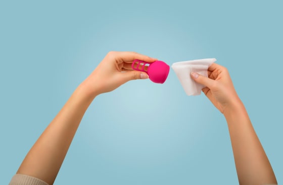 Desinfektionstücher und Reinigungs- St 20 für Menstruationstassen,