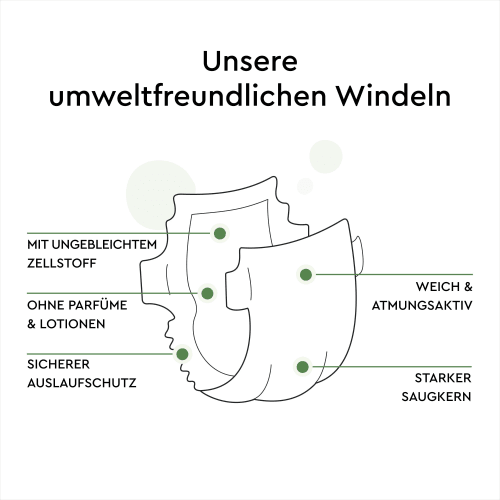 Windeln green Gr. 6 (13-18 St kg), Monatsbox, 115