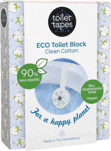 Toilet Block Clean WC-Stein 1 St Cotton,