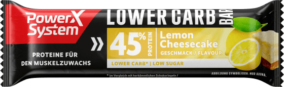 g Carb Lemon Bar, Cheesecake Lower 45%, 40 Proteinriegel Geschmack,