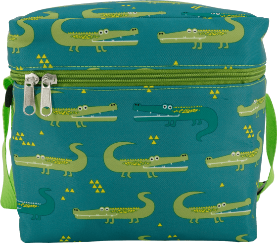 Kindertasche grün Krokodile, St 1
