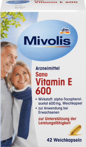 Sano 600, 42 Vitamin Weichkapseln, E St