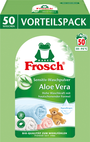 Waschmittel Pulver Sensitiv Aloe Vera, Wl 50
