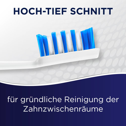 Zahnbürste Classic Hoch-Tief mittel Vorteilspack 3 (2+1 St Gratis)