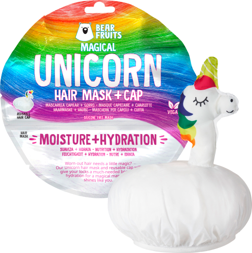 Haarmaske Unicorn, Hair mask + cap, 20 ml