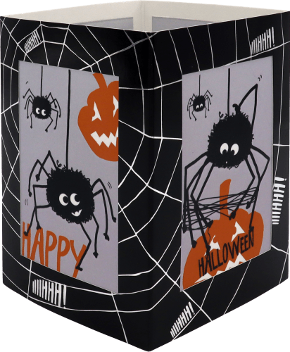 Grußkarte Halloween Teelicht 1 St Spinne