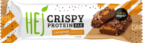 Proteinriegel g Caramel 45 Peanut Geschmack, Crispy