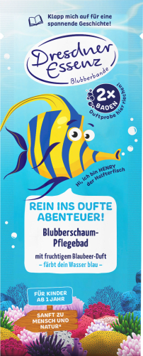 Pflegebad Schaumbad (2x30 60 g), Blubberschaum g Blaubeer-Duft